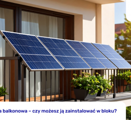 Fotowoltaika balkonowa – czy możesz ją zainstalować w bloku?